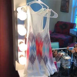 Tribal print swimsuit cover up